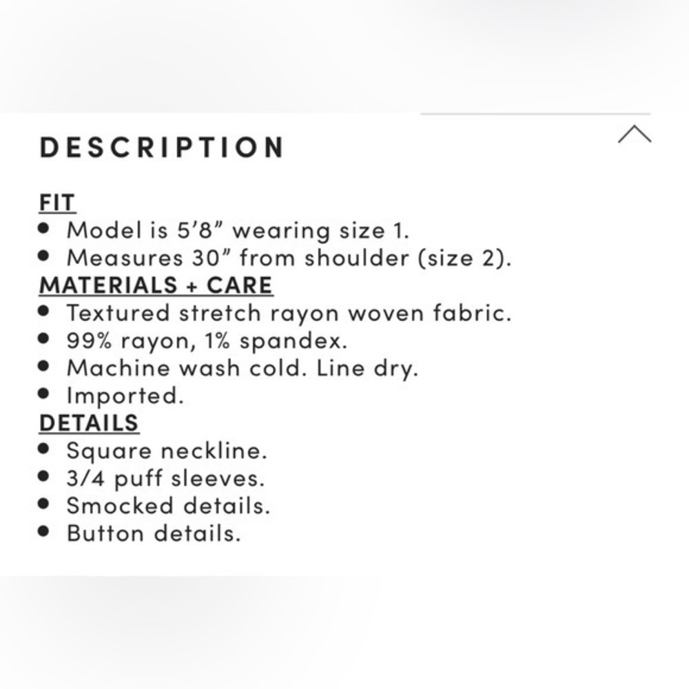 Torrid Rayon Slub Button-Front Puff Sleeve Top - Picture 6 of 7